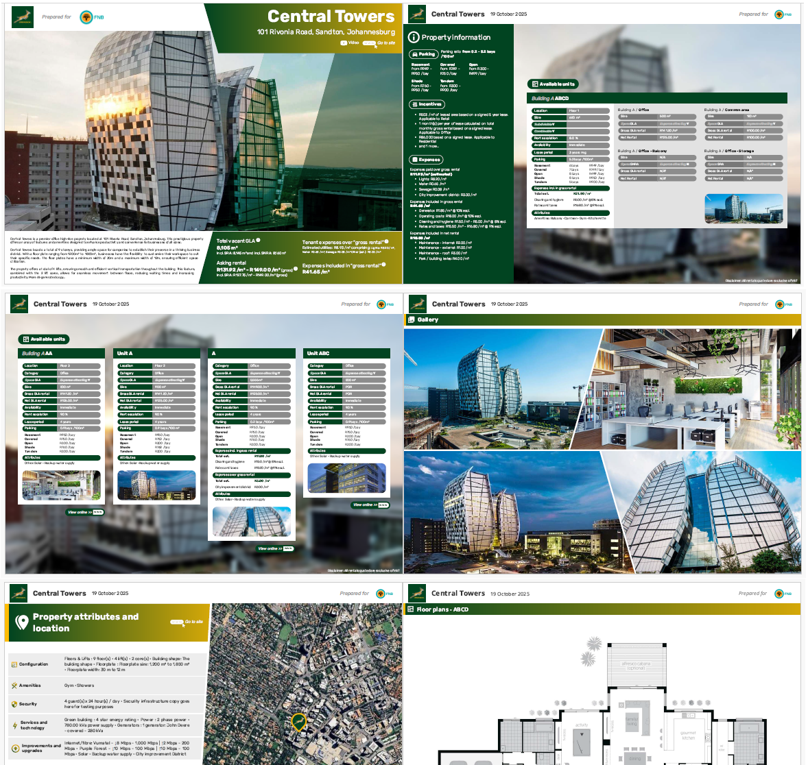 Gmaven lease brochure example
