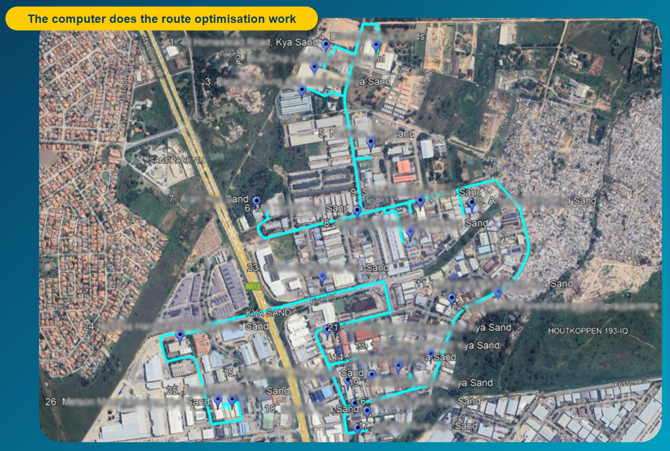 Gmaven business data route optimisation